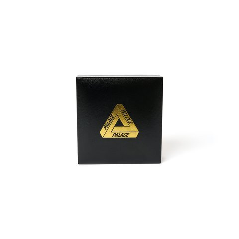 Palace PALACE SCRIPT HOOP EARRINGS GOLD PLATED - Colorway