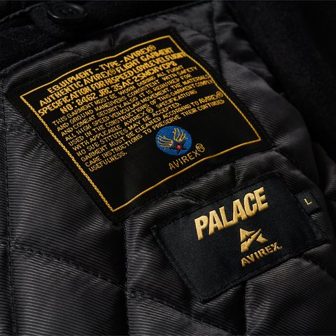 Palace PALACE AVIREX JACKET BLACK - Colorway