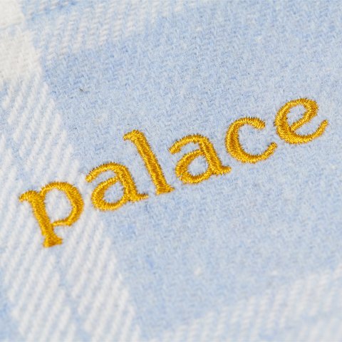Palace CHECK INSULATED SHIRT FAINT BLUE - Colorway