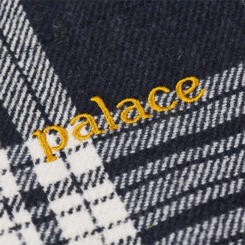 Palace CHECK INSULATED SHIRT NAVY - Colorway