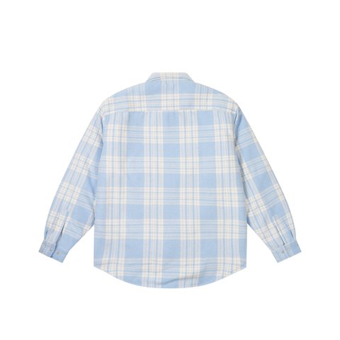 Palace CHECK INSULATED SHIRT FAINT BLUE - Colorway