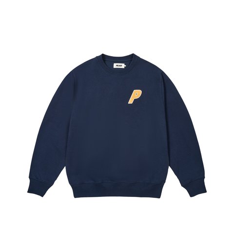 Palace CHENILLE TRI-FERG CREW NAVY - Colorway