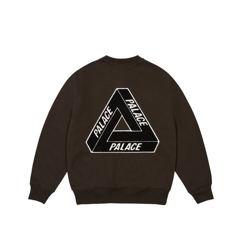 Palace CHENILLE TRI-FERG CREW BLACK - Colorway