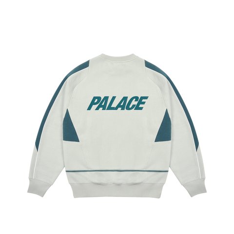 Palace PRO TEAM 02 CREW LIGHT GREY - Colorway