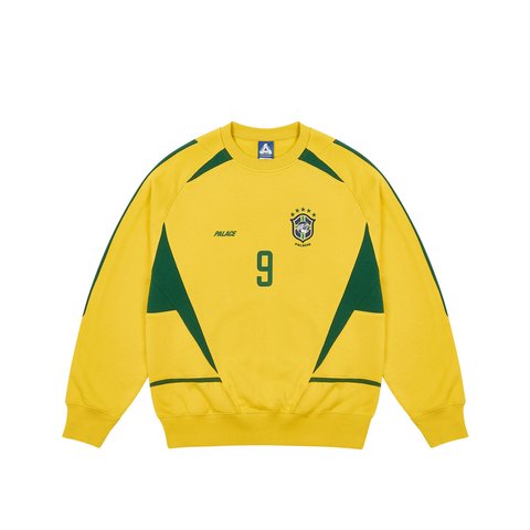 Palace PRO TEAM 02 CREW YELLOW - Colorway