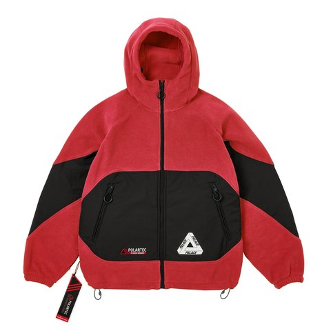 Palace POLARTEC 200 JACKET TOMATO RED - Colorway