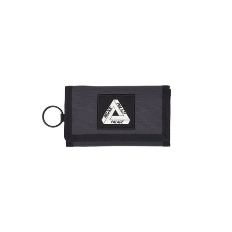 Palace CORDURA DUCK CANVAS TRI-FOLD WALLET CARBON / BLACK - Colorway