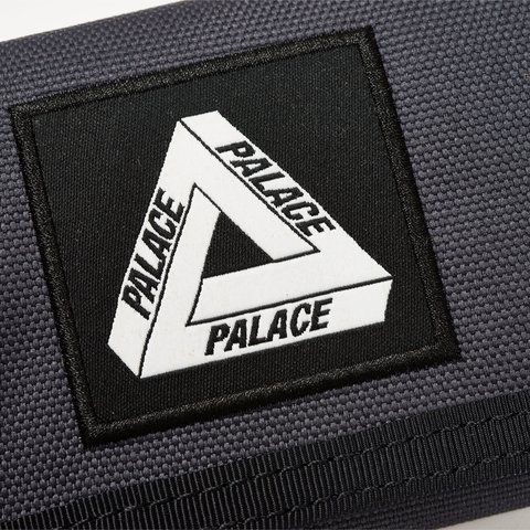 Palace CORDURA DUCK CANVAS TRI-FOLD WALLET CARBON / BLACK - Colorway
