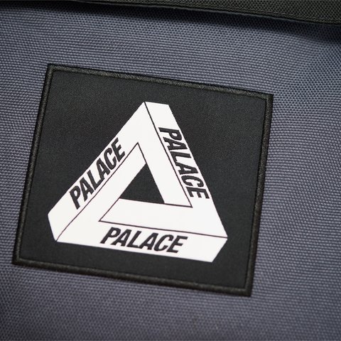 Palace CORDURA DUCK CANVAS SHOULDER BAG CARBON / BLACK - Colorway