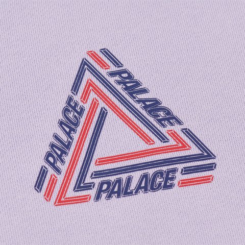Palace TRI-LINE HOOD PASTEL PURPLE - Colorway
