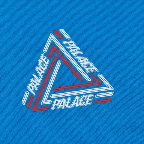 Palace TRI-LINE HOOD AQUATIC BLUE - Colorway