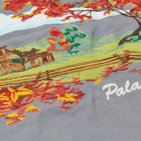 Palace UTILITY FLEECE JACKET GREY - Colorway