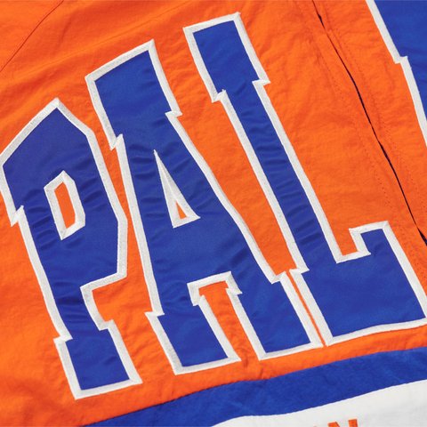 Palace BREAKOUT HALF ZIP BOMBER ORANGE / BLUE - Colorway