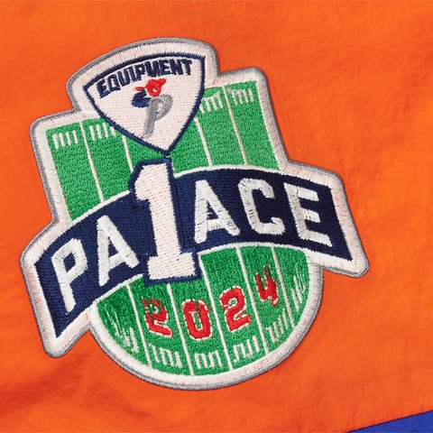 Palace BREAKOUT HALF ZIP BOMBER ORANGE / BLUE - Colorway