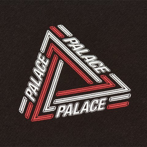 Palace TRI-LINE HOOD BLACK - Colorway