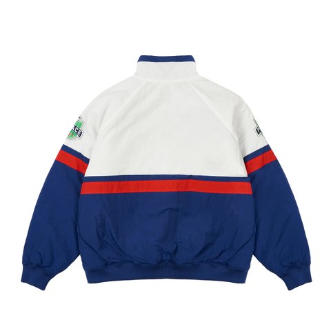 Palace BREAKOUT HALF ZIP BOMBER WHITE / NAVY - Colorway