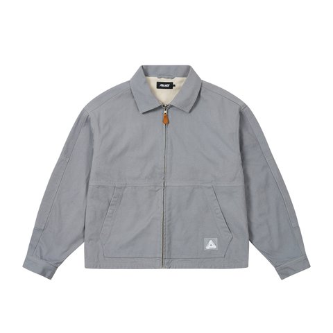 Palace UTILITY FLEECE JACKET GREY - Colorway