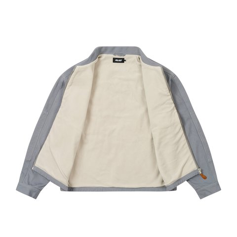 Palace UTILITY FLEECE JACKET GREY - Colorway