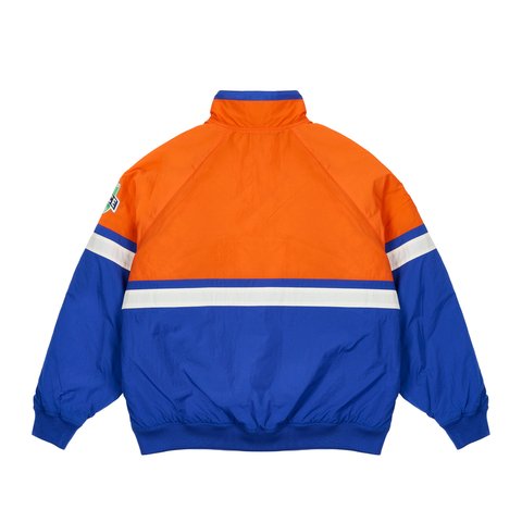 Palace BREAKOUT HALF ZIP BOMBER ORANGE / BLUE - Colorway