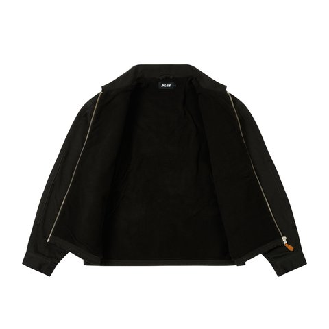 Palace UTILITY FLEECE JACKET BLACK - Colorway