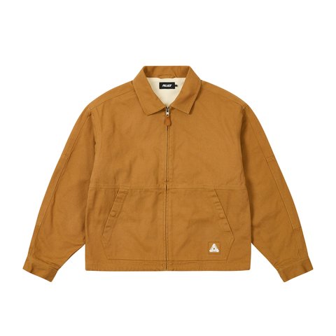 Palace UTILITY FLEECE JACKET BROWN - Colorway