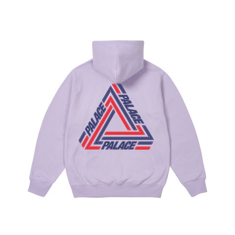 Palace TRI-LINE HOOD PASTEL PURPLE - Colorway
