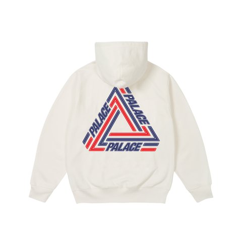 Palace TRI-LINE HOOD WHITE - Colorway