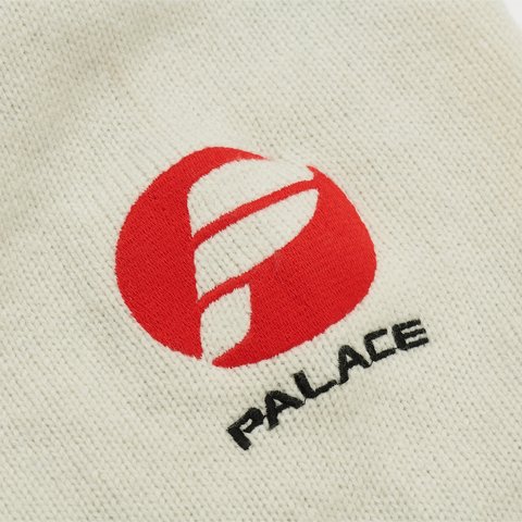 Palace PALACE RAPHA ZIP KNIT WHITE - Colorway