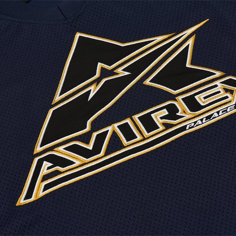 Palace PALACE AVIREX MESH JERSEY NAVY - Colorway