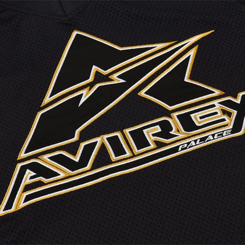 Palace PALACE AVIREX MESH JERSEY BLACK - Colorway