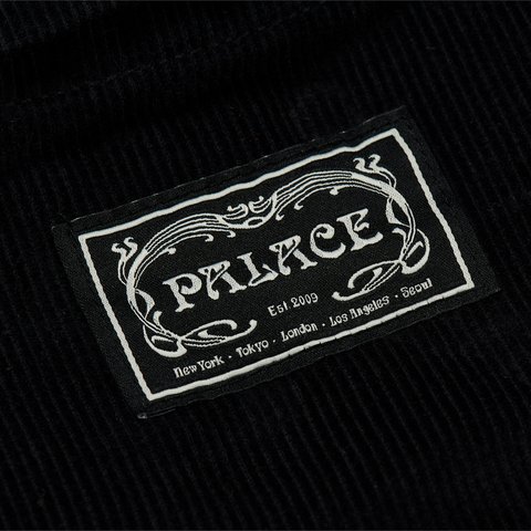 Palace NEEDLE CORD BEACH TROUSER BLACK - Colorway