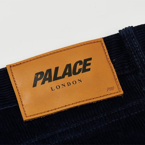 Palace P90 BAGGY CORD TROUSER NAVY - Colorway