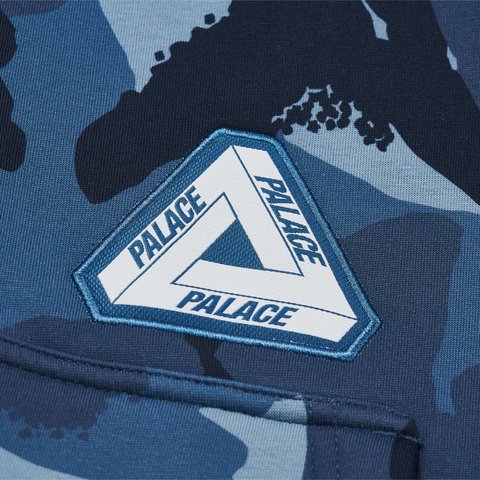 Palace THERMAL BONDED CAP HOOD BLUE DPM - Colorway