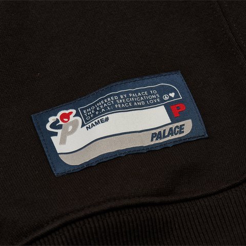 Palace ATHLETIC CREW BLACK - Colorway