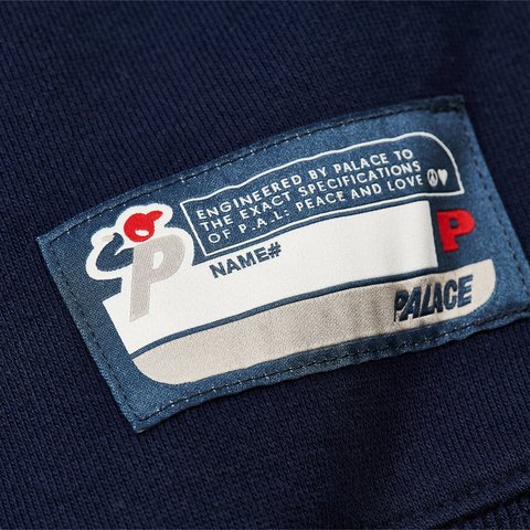 Palace ATHLETIC CREW NAVY - Colorway
