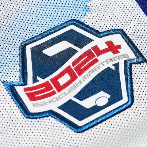 Palace BUILDING YOUR WORLD HOCKEY JERSEY BLUE - Colorway