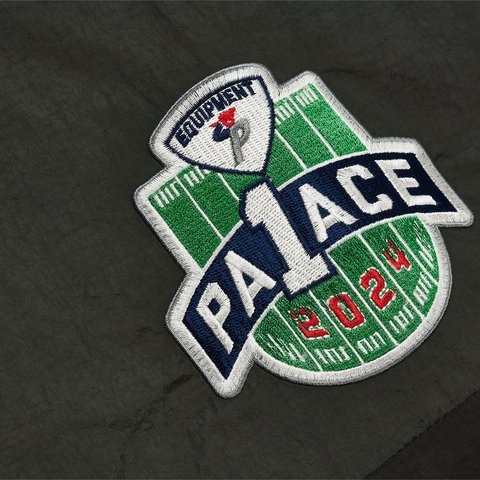 Palace BREAKOUT HALF ZIP BOMBER BLACK / SILVER - Colorway