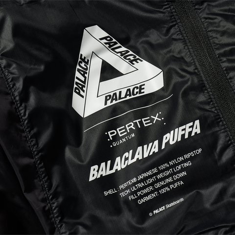 Palace PERTEX OPAQUE BALACLAVA PUFFA BLACK - Colorway