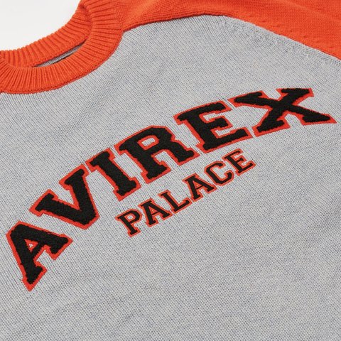 Palace PALACE AVIREX KNIT BURNT ORANGE - Colorway