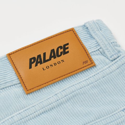 Palace P90 BAGGY CORD TROUSER FAINT BLUE - Colorway