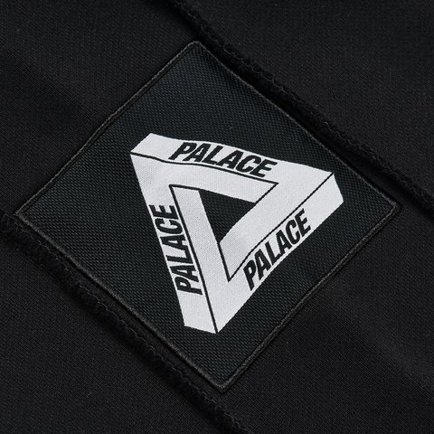Palace PATCH ME UP ZIP HOOD BLACK - Colorway