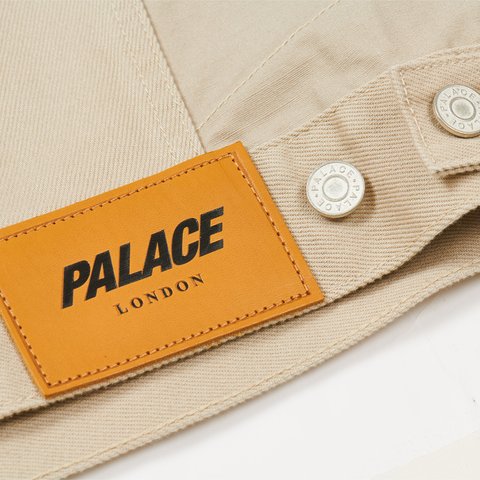Palace PANEL DENIM JACKET STONEY GREY - Colorway