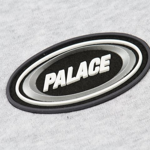 Palace RUN IT HOOD GREY MARL - Colorway