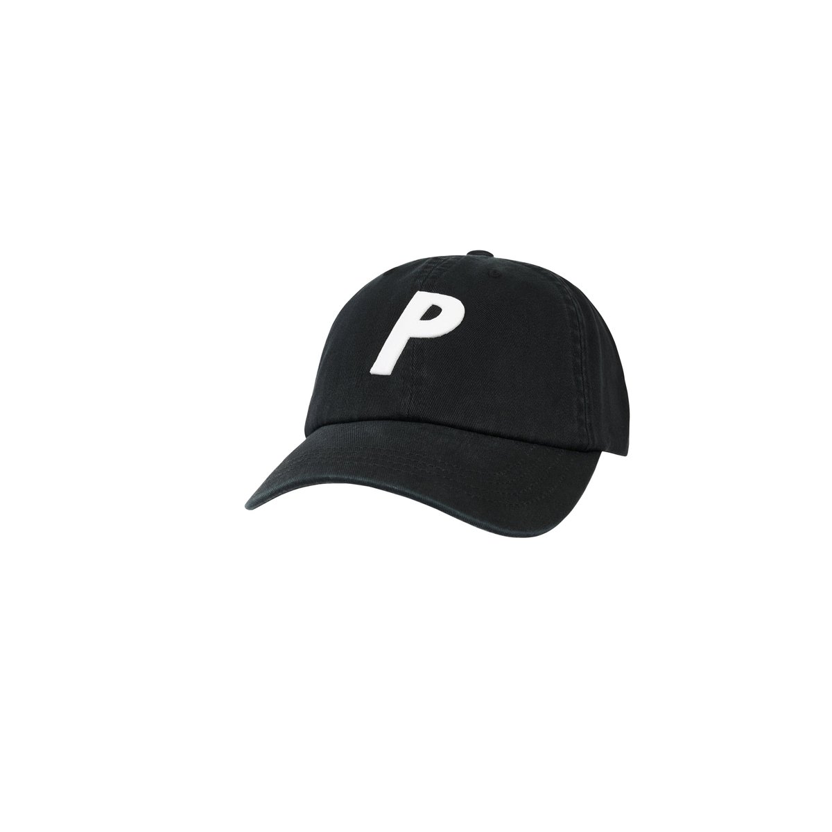 P 6-PANEL BLACK - Winter 2024 - Palace