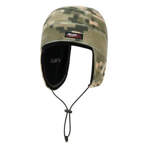 Palace POLARTEC EARFLAP TECH BEANIE TIGER DIGI CAMO - Colorway