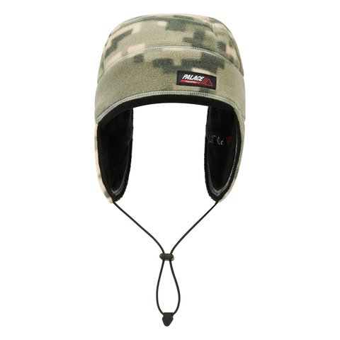 Palace POLARTEC EARFLAP TECH BEANIE TIGER DIGI CAMO - Colorway