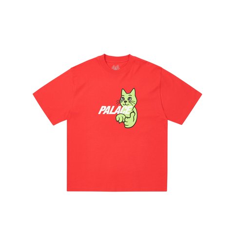 Palace THUMBS UP T-SHIRT TOMATO RED - Colorway