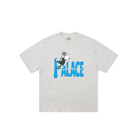 Palace POW POW T-SHIRT GREY MARL - Colorway