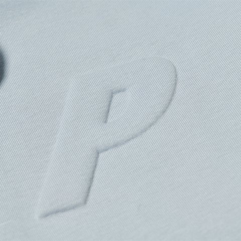 Palace THERMAL EMBOSSED P3 ZIP HOOD FAINT BLUE - Colorway