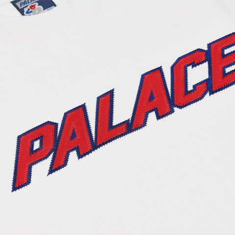 Palace ATHLETIC LOGO T-SHIRT WHITE - Colorway